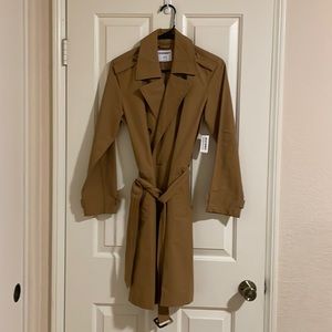 Camel trench coat